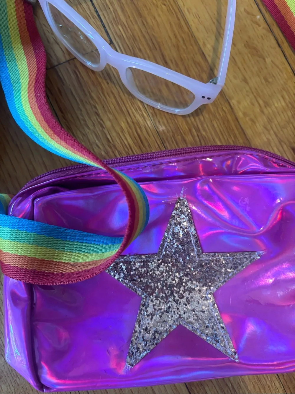 Girls Accessories Set - Gingham Flats, purse & glasses